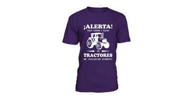 Camisetas de tractores agrícolas