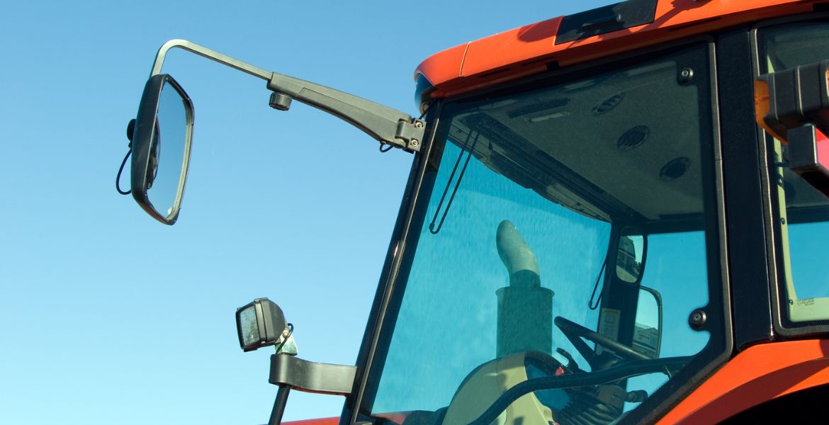 Espejos retrovisores para tractores agrícolas
